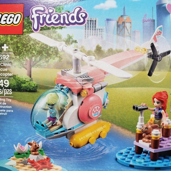 NEW LEGO FRIENDS Building Set Helicopter Vet Rescue 41692 Valentine's Day Gift - Picture 4 of 16